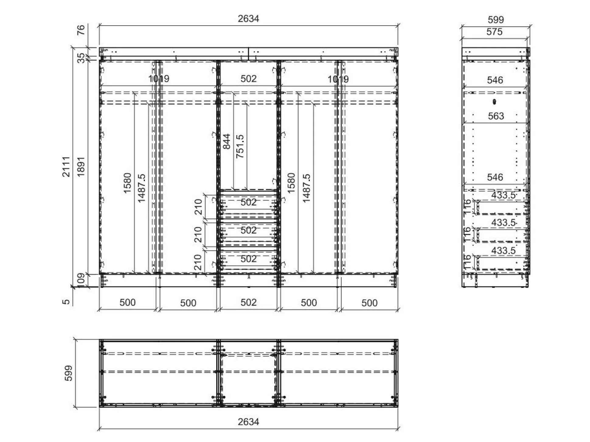 Soveværelsessæt Numeri 124