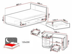Soveværelsessæt Tenodeu 129