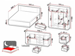 Soveværelsessæt Tenodeu 128