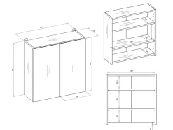 Spejlskab til badeværelset Balelbo 101 (Artisan eg)