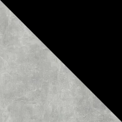 Spisestuesæt Edmond 116 (Grå marmor + Sort)