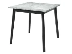 Spisestuesæt Edmond 116 (Grå marmor + Sort)