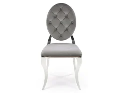 Spisestuesæt Houston 1828 (Hvid marmor + Grå)