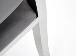 Spisestuesæt Houston 1828 (Hvid marmor + Grå)