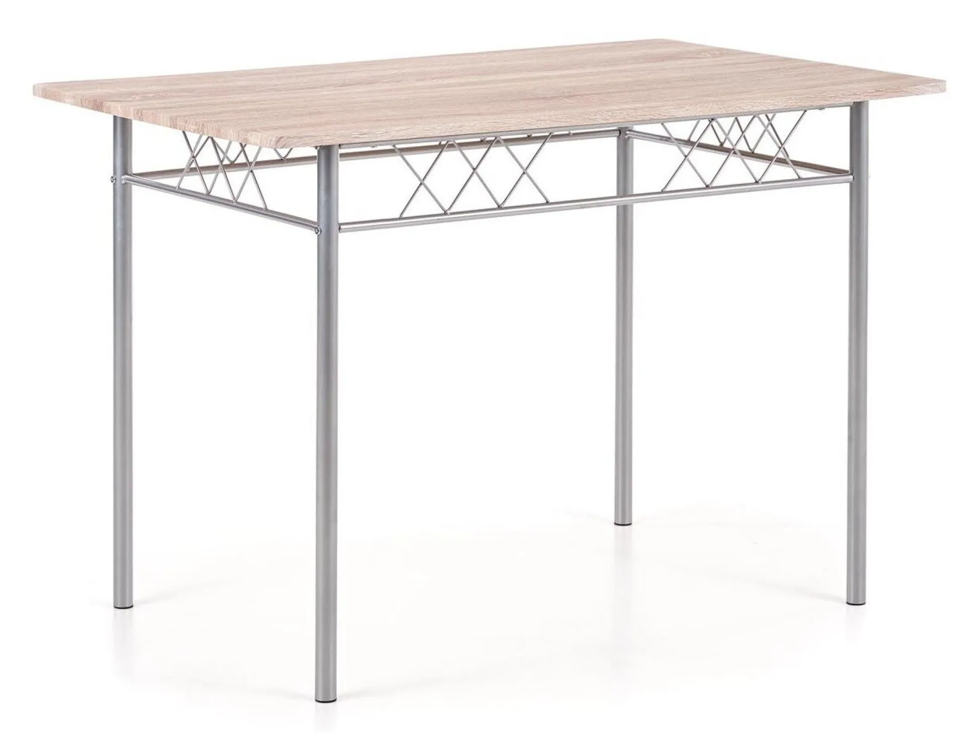 Spisestuesæt Houston 1251 (Sonoma eg + Sølv)