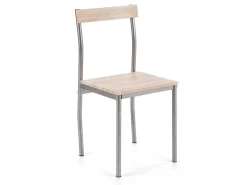 Spisestuesæt Houston 1251 (Sonoma eg + Sølv)