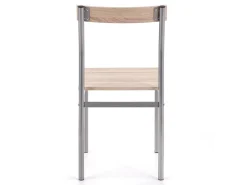 Spisestuesæt Houston 1251 (Sonoma eg + Sølv)