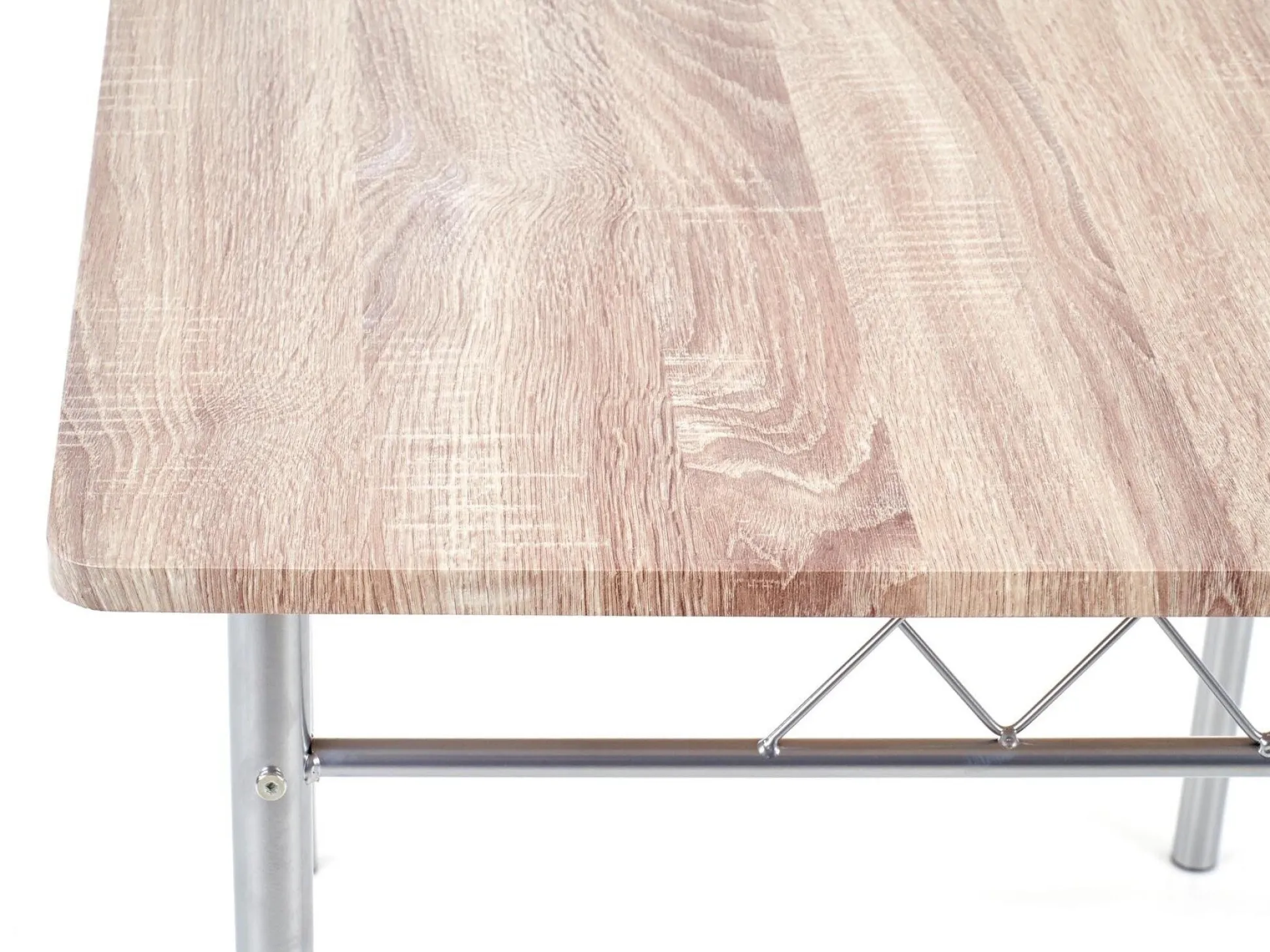 Spisestuesæt Houston 1251 (Sonoma eg + Sølv)