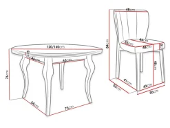Spisestuesæt Racine 141 (Baloo 2085)