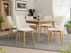 Spisestuesæt Racine 139 (Brun + Magic Velvet 2250)