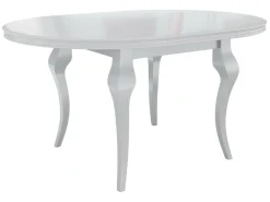 Spisestuesæt Racine 138 (Glansfuld hvid + Magic Velvet 2225)