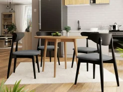 Spisestuesæt Racine 124 (Sort)