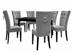 Spisestuesæt Racine 144 (Sort + Magic Velvet 2217)