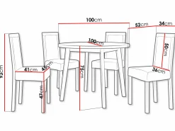 Spisestuesæt Victorville 257