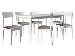 Spisestuesæt Victorville 350 (Hvid)