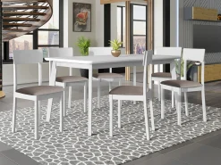 Spisestuesæt Victorville 350 (Hvid)