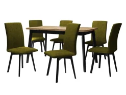 Spisestuesæt Victorville 326 (Sort)