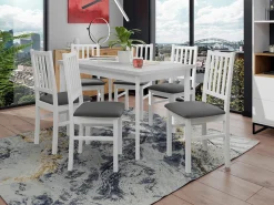 Spisestuesæt Victorville 264 (Hvid)