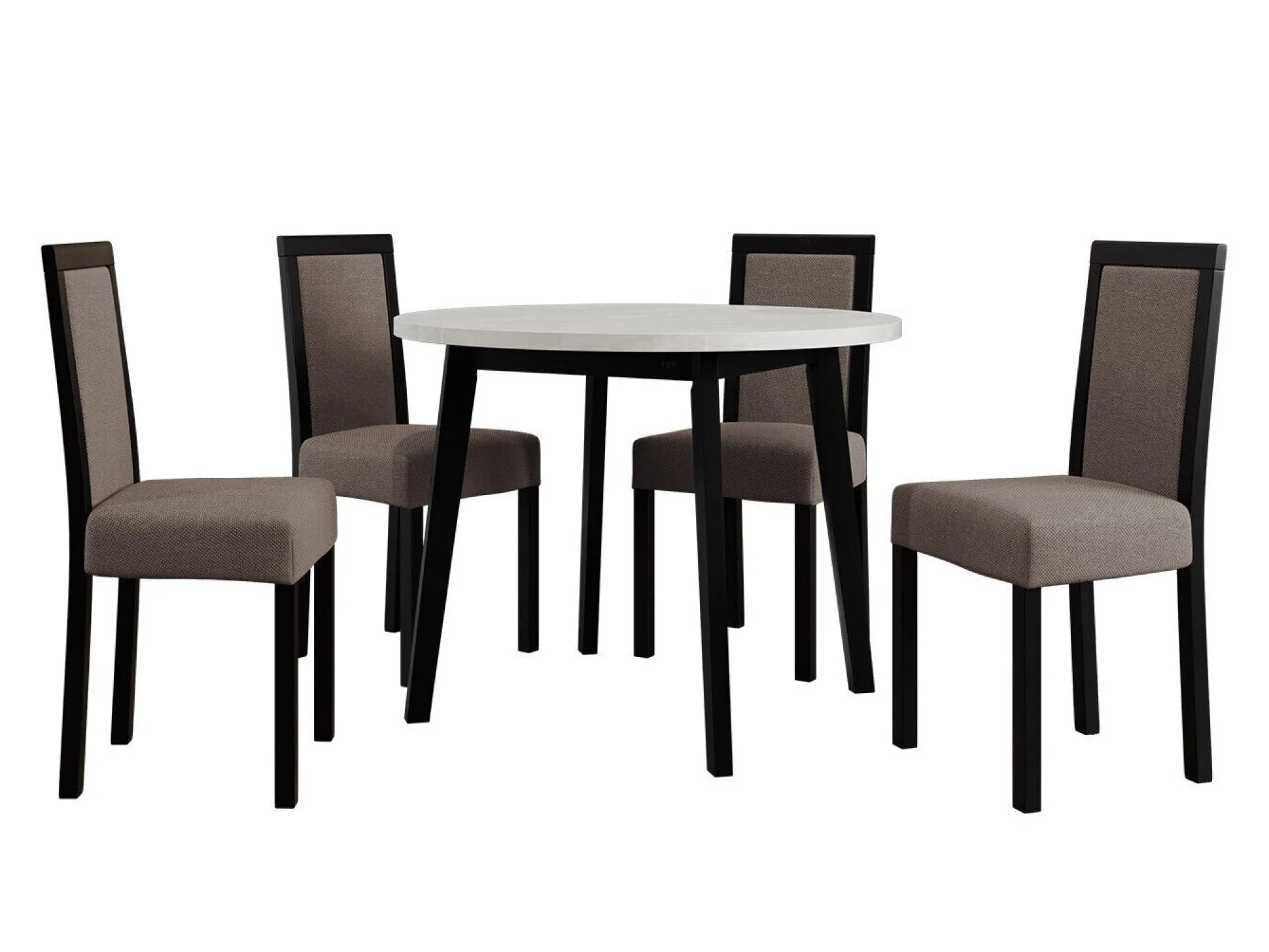 Spisestuesæt Victorville 304 (Sort)