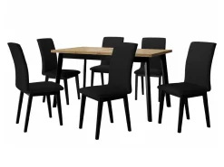 Spisestuesæt Victorville 288 (Artisan eg + Sort)