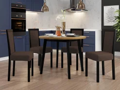 Spisestuesæt Victorville 306 (Sort)