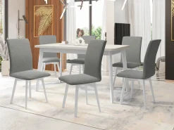 Spisestuesæt Victorville 335 (Hvid)