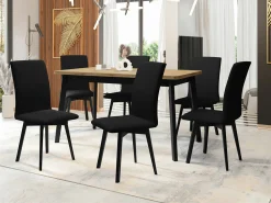 Spisestuesæt Victorville 292 (Artisan eg + Sort)