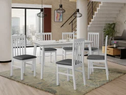 Spisestuesæt Victorville 267 (Hvid)