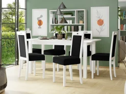 Spisestuesæt Victorville 278 (Hvid)