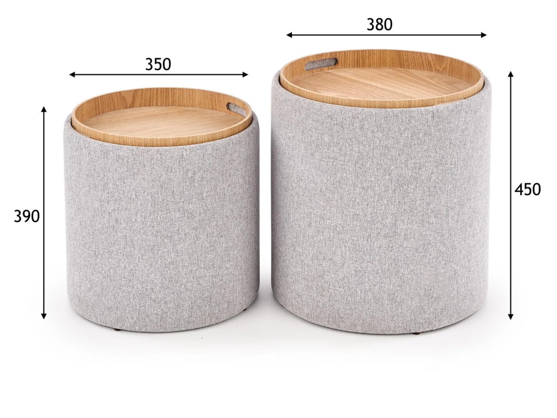 Sæt puffer Houston 1212