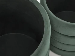 Sæt puffer Houston 1780 (Grøn)