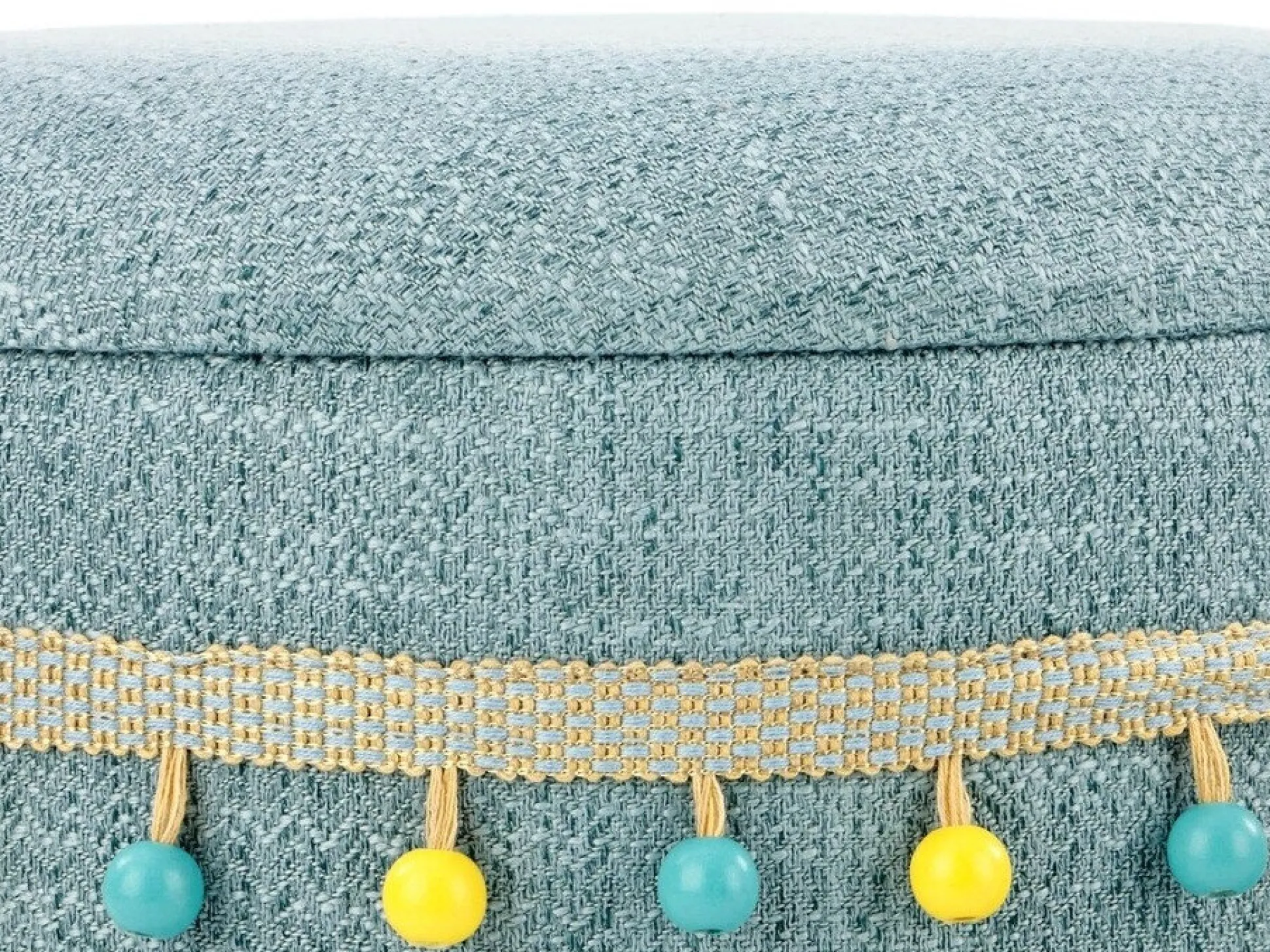 Sæt puffer Houston 1155 (Lyseblå)