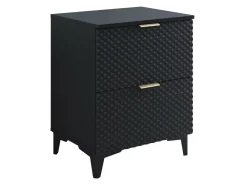 Stående badeværelseskab til håndvask Liretu 101 (Sort)