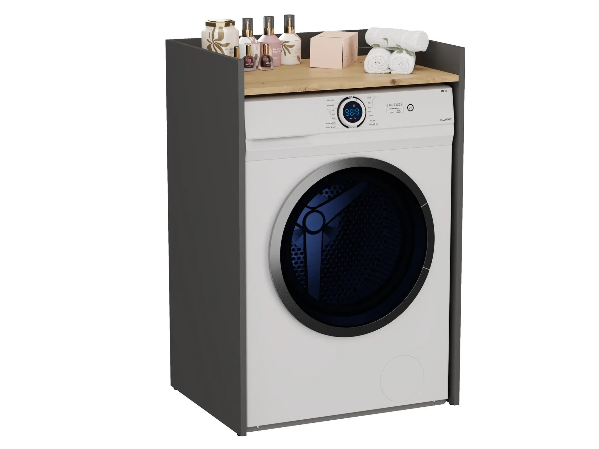 Stående badeværelsesskab Balelbo 102 (Antracit + Artisan eg)