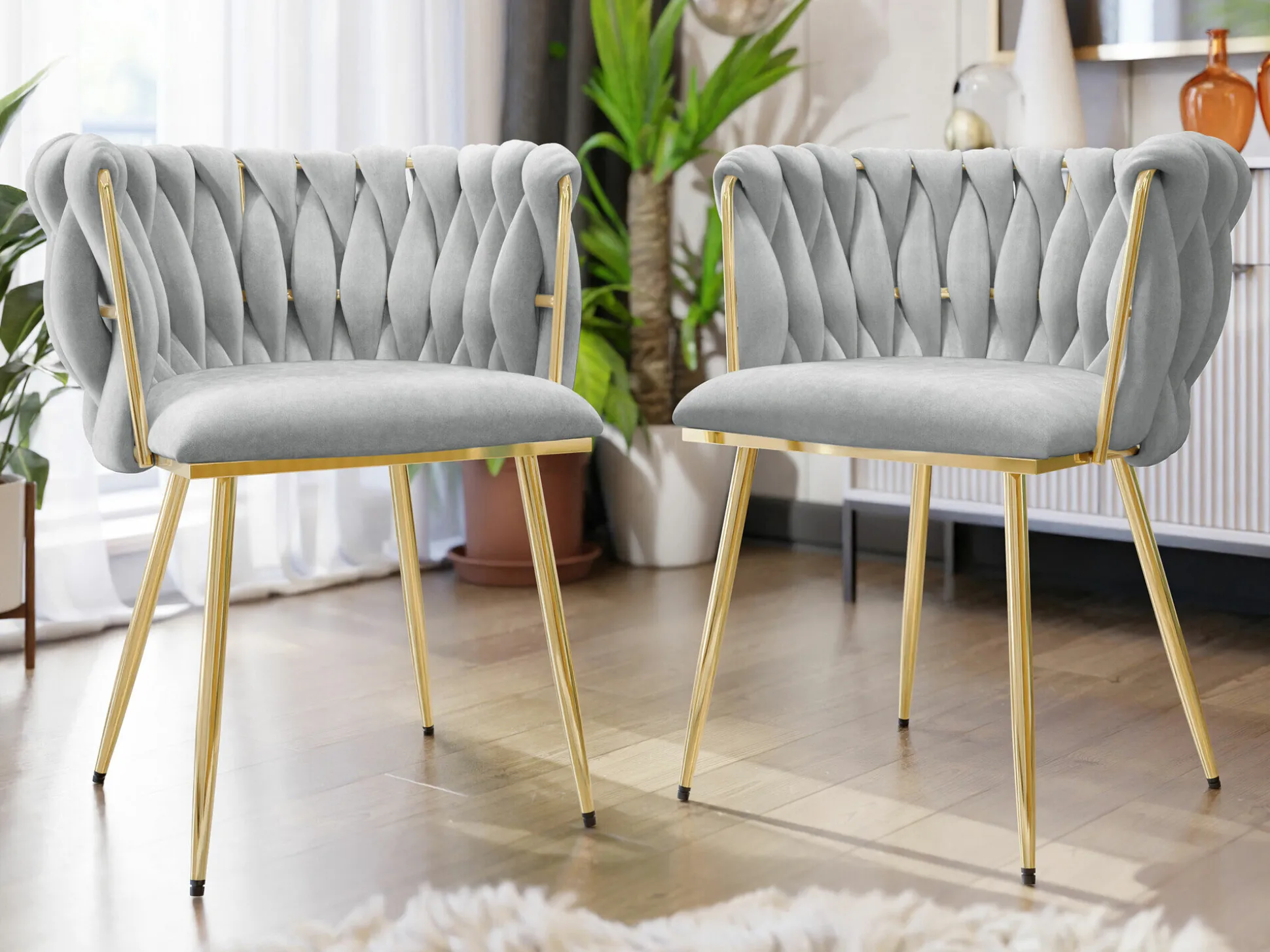 Stol Comfivo Hilaritas XI (Gylden + Grå)