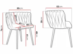Stol Comfivo Hilaritas XI (Gylden + Grå)