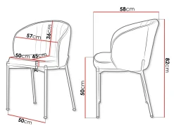 Stol Comfivo Hilaritas XVII (Grå)