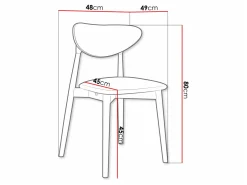 Stol Dearborn 103 (Magic Velvet 2205)