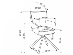 Stol Houston 1797 (Cappuccino)