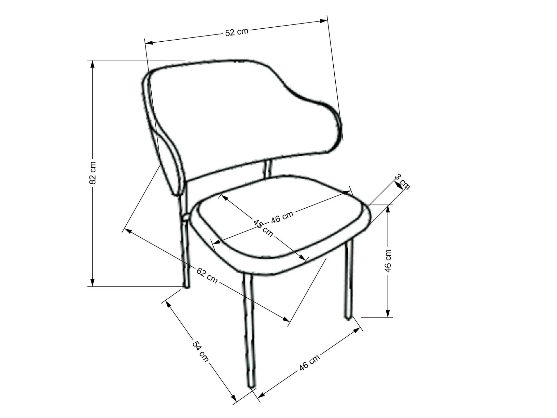 Stol Houston 1641 (Fløde)