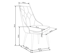 Stol Houston 873 (Grå)