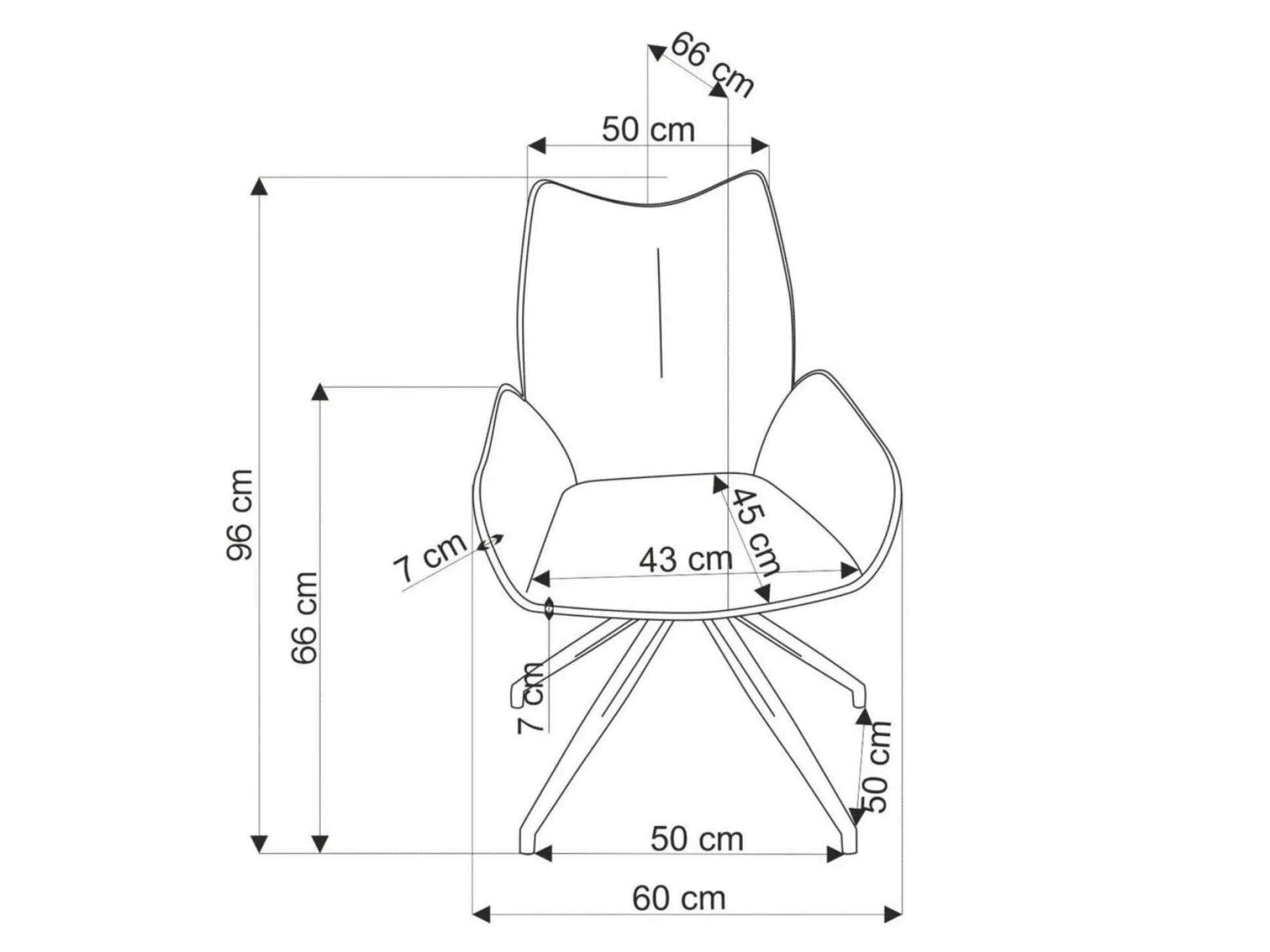 Stol Houston 1862 (Grå)