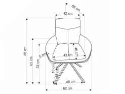 Stol Houston 1872 (Grå)