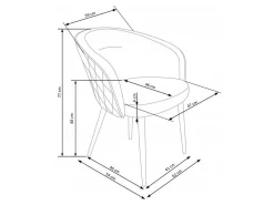 Stol Houston 1230 (Grå)