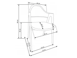 Stol Houston 1434 (Grå)