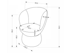 Stol Houston 2082 (Grå)