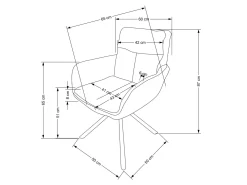 Stol Houston 1564 (Grå)