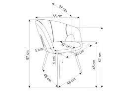 Stol Houston 2053 (Grå)