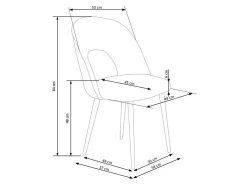 Stol Houston 960 (Grå + Sort)