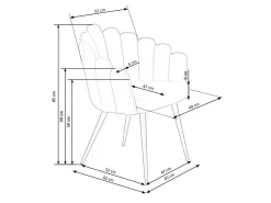 Stol Houston 976 (Grå + Sort)